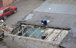 Ремонт крыши бетонного гаража