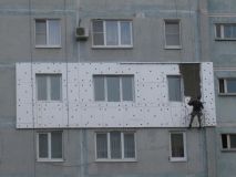 Наружное утепление стен многоквартирного дома (Харьков) - фото