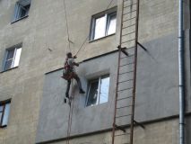 Наружное утепление стен многоквартирного дома (Харьков) - фото