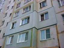 Наружное утепление стен многоквартирного дома (Харьков) - фото